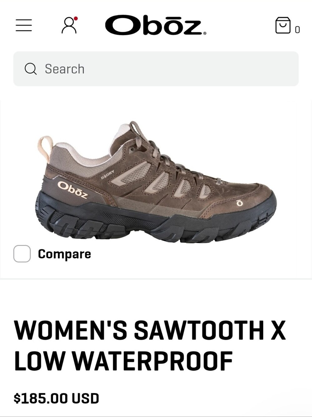 Sawtooth X Low Waterproof Hiking Shoes - Lupine